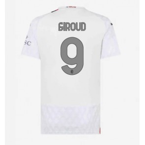 AC Milan Olivier Giroud #9 Koszulka Wyjazdowych Kobiety 2023-24 Krótki Rękaw